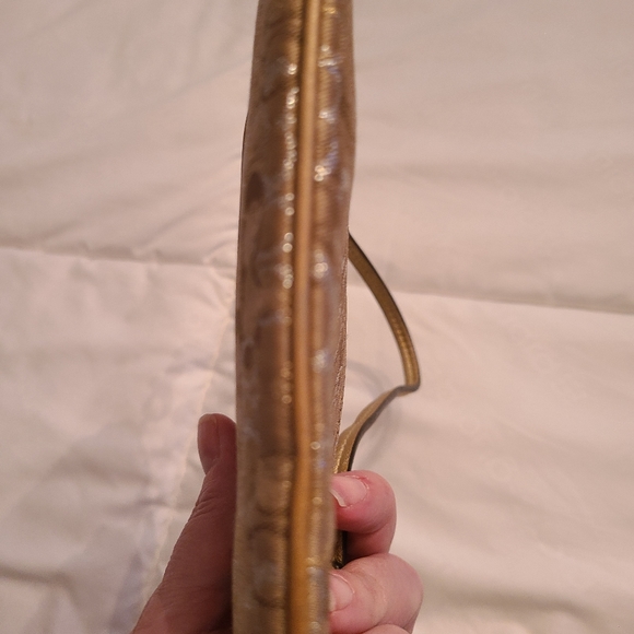 COACH gold thread wristlet - Picture 5 of 8